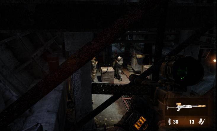 画面风格非常黑暗而且还都是暗杀