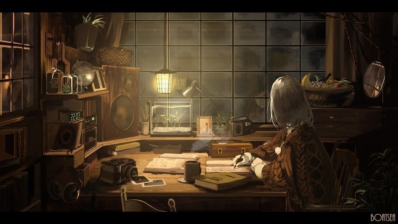 konachan-com-214422-animal-boatsea-book-camera-drink-fish-fruit-gray_hair-headphones-mirror-night-original-paper-reflection-scenic-water-watermark.jpg